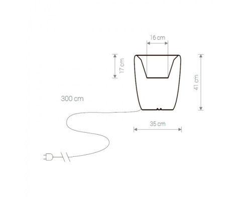 Наземный светильник Flowerpot 9711 Nowodvorski