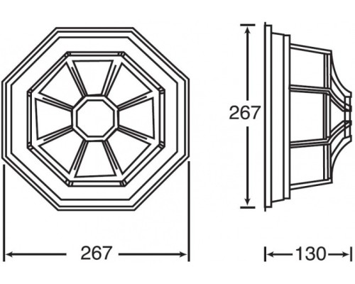 Настенный светильник уличный SIDNEY 10838 Bl Oasis Light