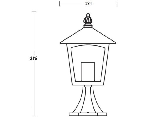 Наземный фонарь  15904 Gb Oasis Light