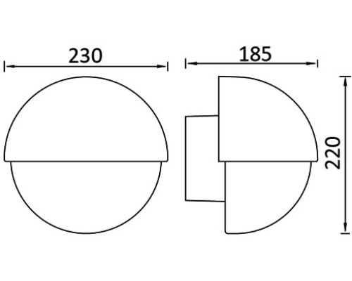 Настенный светильник уличный GEOMETRY 1842 Gr Oasis Light