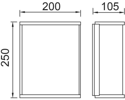 Настенный светильник уличный GEOMETRY 1843 Gr Oasis Light