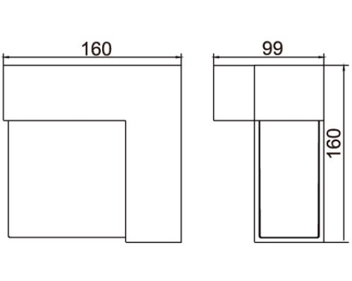 Настенный светильник уличный GEOMETRY 2103 Gr Oasis Light