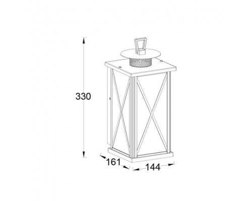 Настенный фонарь уличный  2592 Gb Oasis Light