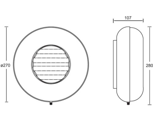Потолочный светильник уличный SIDNEY 3331 S Oasis Light