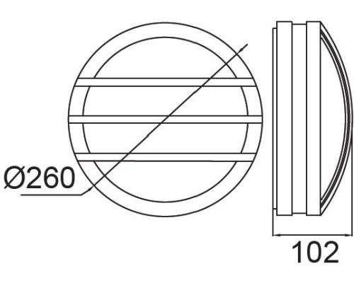 Потолочный светильник уличный SIDNEY 3361 Gr Oasis Light