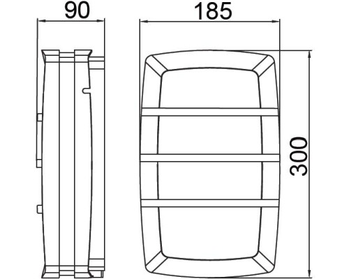 Настенный светильник уличный SIDNEY 3381 Gr Oasis Light