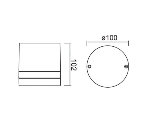 Потолочный светильник уличный  6042 Gr Oasis Light