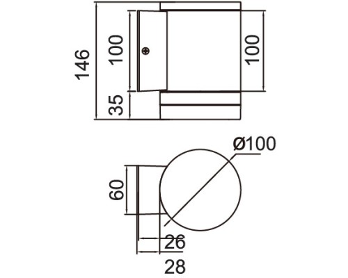 Архитектурная подсветка TUBE 6047 Cb Oasis Light