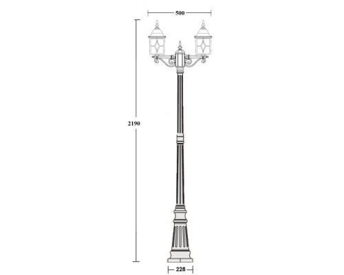 Наземный фонарь TALLIN 1L 64309A Gb Oasis Light