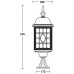 Наземный фонарь LONDON L 64804L Bl Oasis Light
