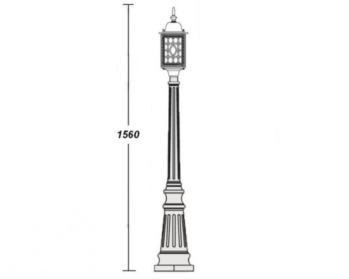 Наземный фонарь  64811S Bl Oasis Light