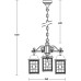 Уличный светильник подвесной LONDON S 64870S/3 Bl Oasis Light