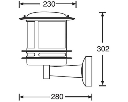Настенный фонарь уличный TOKIO 68301/12 Bl opal Oasis Light