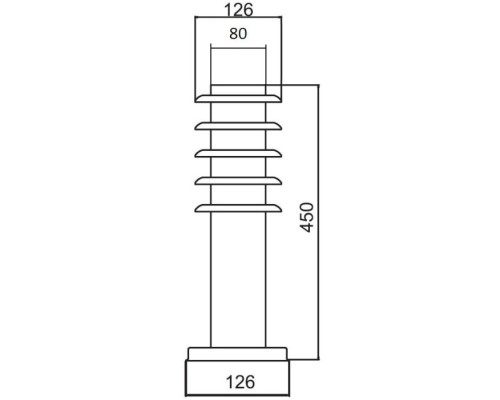 Наземный светильник  75808-450 SS Oasis Light