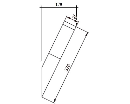 Настенный светильник уличный  75816 SS Oasis Light