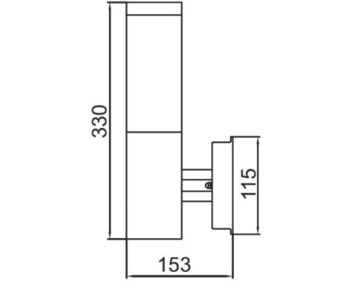 Настенный светильник уличный  75831 SS Oasis Light
