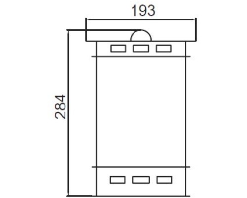 Настенный светильник уличный  76419 SS Oasis Light