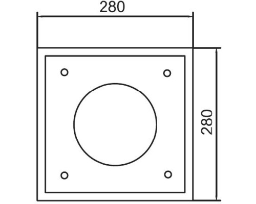 Потолочный светильник уличный  77803 SS Oasis Light