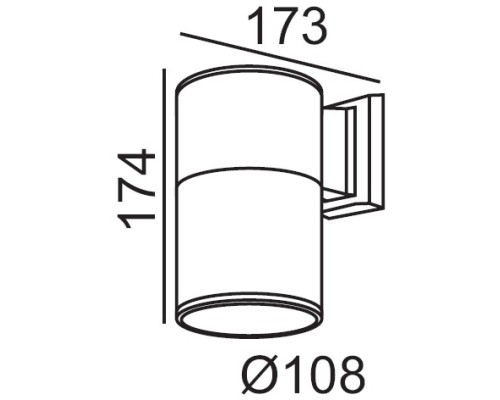 Архитектурная подсветка TUBE 78002 V Oasis Light