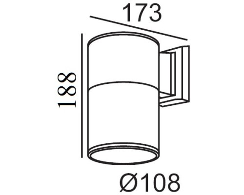 Архитектурная подсветка TUBE 78002L S Oasis Light