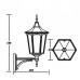 Настенный фонарь уличный  79701L Bl Oasis Light