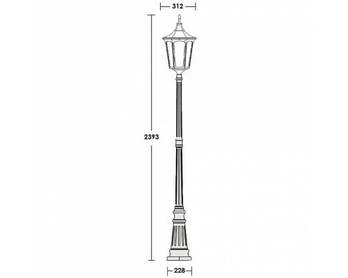 Наземный фонарь  79709L Bl Oasis Light