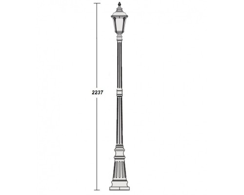 Наземный фонарь  79759S Bl Oasis Light