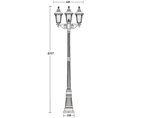 Наземный фонарь  79759SВ Gb Oasis Light