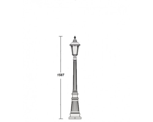 Наземный фонарь  79761S Gb Oasis Light