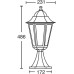 Наземный фонарь PETERSBURG ECONOM 79804E Bl Oasis Light