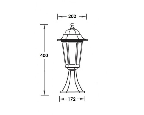 Наземный фонарь  79804S Gb Oasis Light