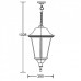 Уличный светильник подвесной  79820 Bl Oasis Light