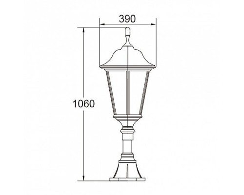 Наземный фонарь  79824 Bl Oasis Light