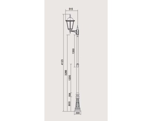 Наземный фонарь BREMEN 79832/PART A Bl Oasis Light