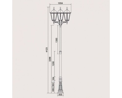 Наземный фонарь  79835 Bl Oasis Light