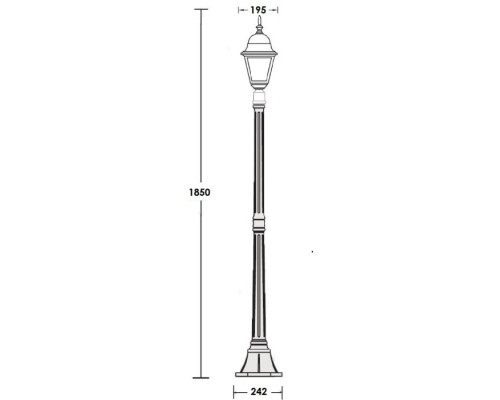 Наземный фонарь  79908M Bl Oasis Light