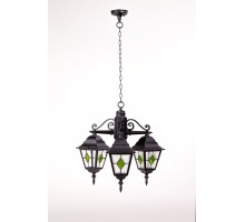 Уличный светильник подвесной QUADRO M lead GLASS 79970MlgG/3 Bl Oasis Light