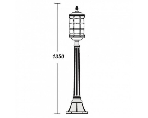 Наземный фонарь  81207 Bl Oasis Light