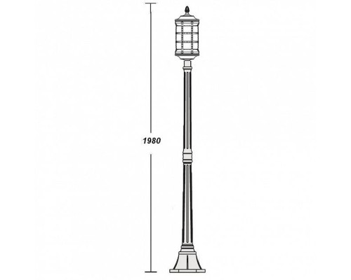Наземный фонарь  81208 Bl Oasis Light