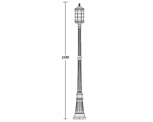 Наземный фонарь  81209 Bl Oasis Light