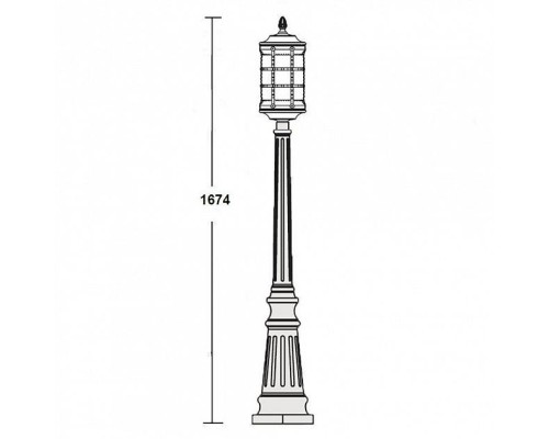 Наземный фонарь  81211 Bl Oasis Light