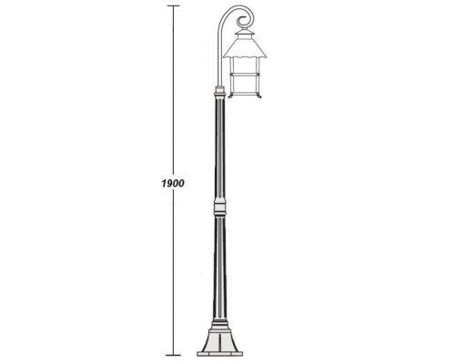 Наземный фонарь  81408/18 Gb Oasis Light