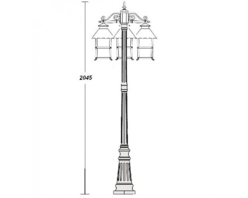 Наземный фонарь  81409В Gb Oasis Light