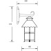 Настенный фонарь уличный CAIOR 1 81502 Gb Oasis Light