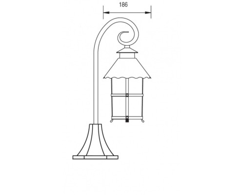 Наземный фонарь  81504/18 Gb Oasis Light