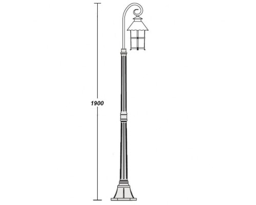 Наземный фонарь  81508/18 Gb Oasis Light