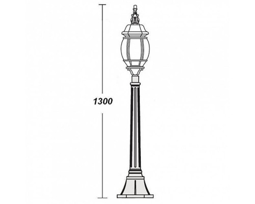 Наземный фонарь  83407L Bl Oasis Light