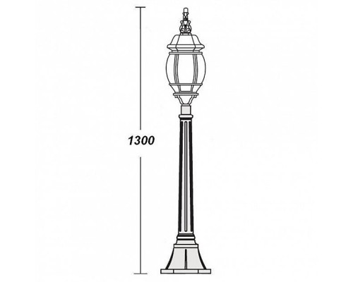 Наземный фонарь  83407L Gb Oasis Light