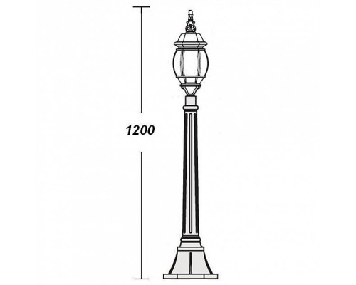 Наземный фонарь  83407S Gb Oasis Light