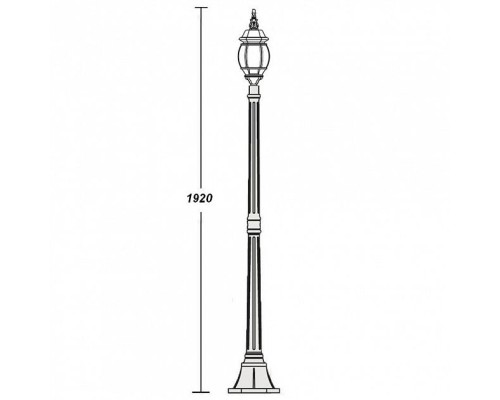 Наземный фонарь  83408S Gb Oasis Light